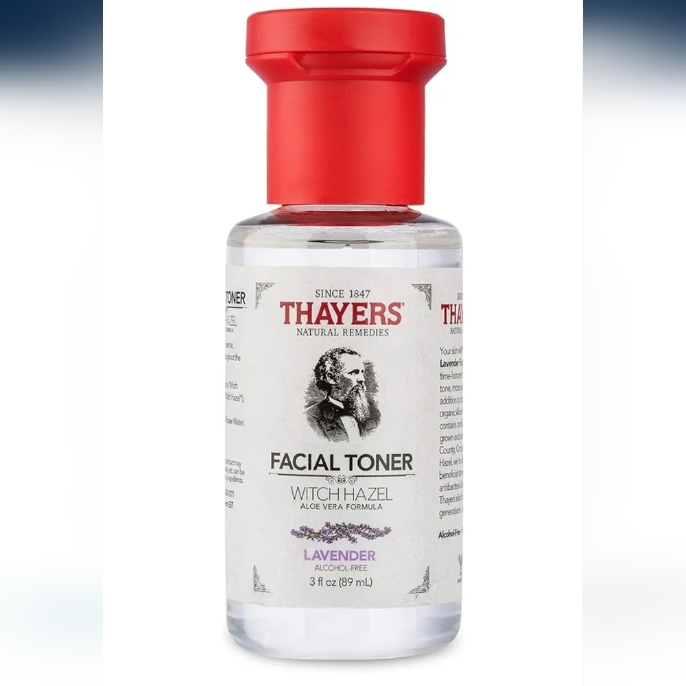 THAYERS Trial Size Alcohol Free Witch Hazel Facial Tone Aloe Vera Formula 3oz
